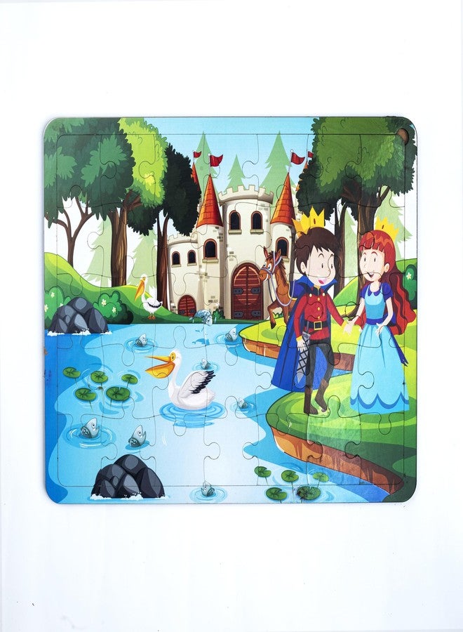 Craftick®Jigsaw Puzzle for Kids Set of 1 Multicolor King and Queen | Return Gift | A Perfect Puzzle for Little Hands | Fun Game for Kids 6+ - Image 2